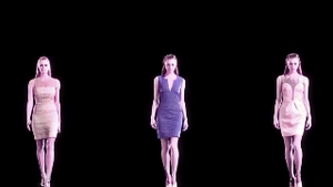 VIDEO Panica in lumea manechinelor?! A avut loc prima prezentare de moda holografica 3 D