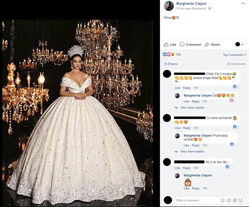 Poza care a creat isterie pe reţeaua de socializare! Mesaj pentru Margherita de la Clejani: ”Mărită-te!”