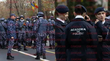 Imagini LIVE de la parada militară de 1 decembrie. Cum au apărut poliţistele la defilare. FOTO