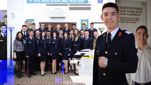El este "pandurul de 10" de la Liceul militar din Craiova. "Este vocația mea și..."