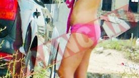 Primele poze in costum de baie dupa nastere