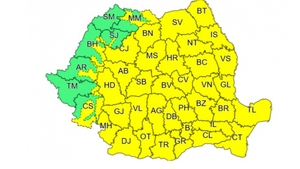 Atenționare meteorologică COD GALBEN pentru 12 mai! Care sunt zonele afectate