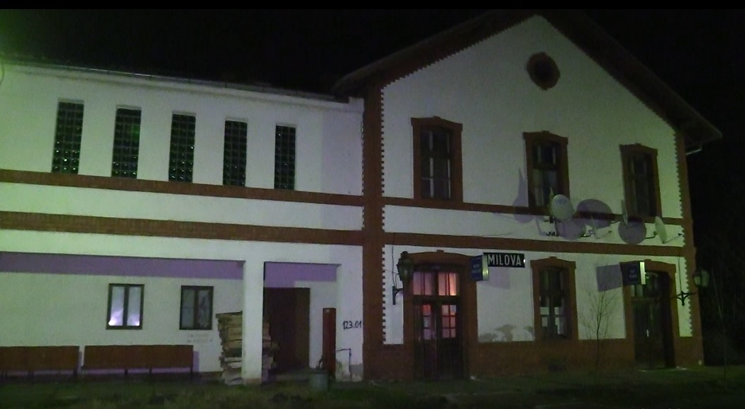 Staţia Milova, locul unde s-a petrecut agresiunea