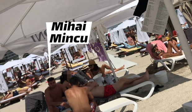 Mihai Mincu și fiica patronului de la FCSB s-au relaxat pe o plajă din Mamaia