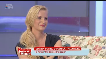 La trei luni de când a născut, soţia lui Mihai Petre vrea să rămână din nou însărcinată: Vreau trei copii