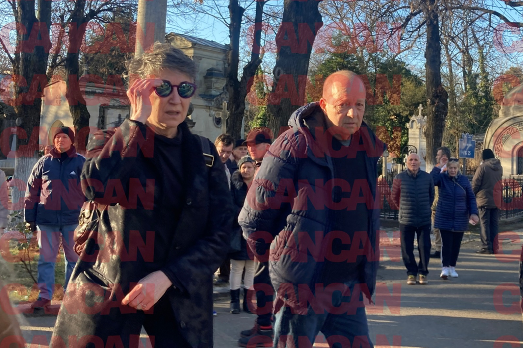 Mitică Popescu, condus pe ultimul drum și de colegii din teatru (Foto: CANCAN.RO)