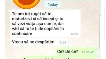 Bancul sfârșitului de săptămână | „Te-am rugat să te maturizezi”