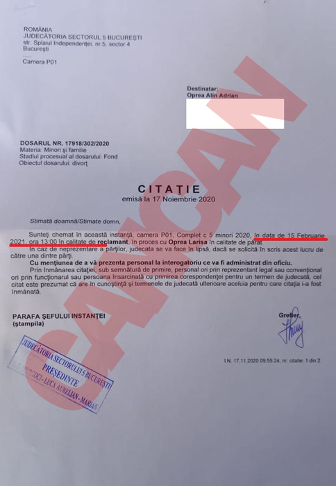 Procesul de divorț al solistului de la Talisman intră în linie dreaptă