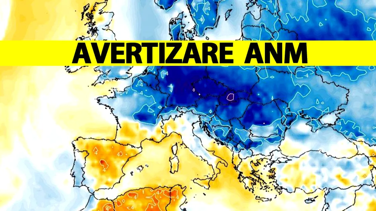 Avertizare meteorologică de Cod Galben + Prognoza specială pentru București