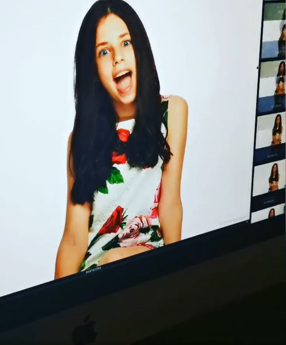 Cât de mare s-a făcut Violeta! Fiica Andreei Marin şi a lui Ştefan Bănică Jr a început liceul. FOTO