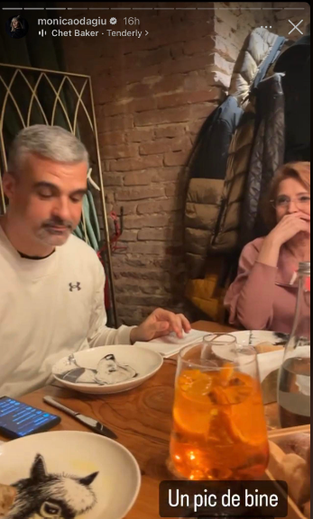 Postarea făcută de Monica Odagiu pe internet/ Foto: Instagram