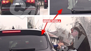 Singur între patru geamuri electrice! MM Stoica a ”fugit” la Becali culcat pe bancheta din spate