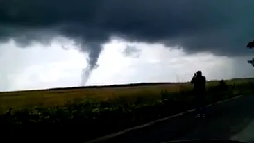 VIDEO. Tornadă în Teleorman, imagini senzaționale