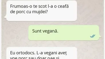 BANCUL ZILEI | Frumoas-o te scot l-a o ceafă de porc cu mujdei?