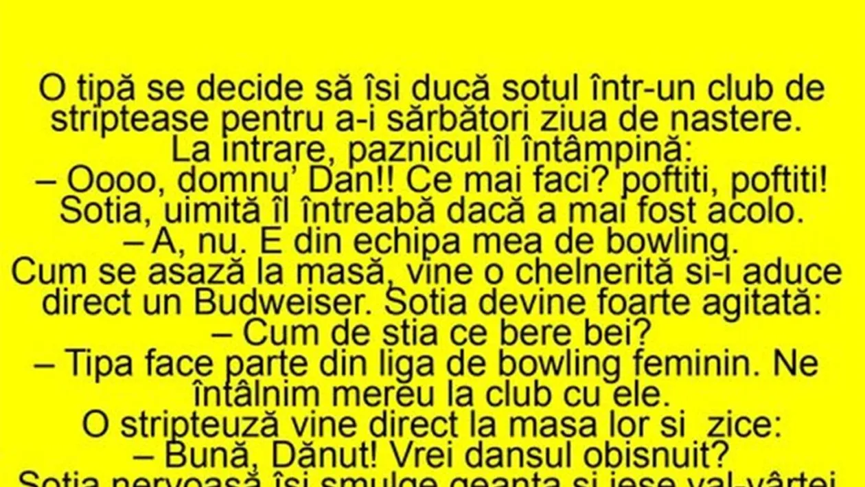 BANCUL ZILEI | Cadou special de ziua domnului Dan