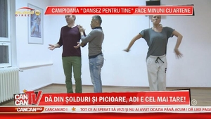 Adrian Artene, varianta îmbunătăţită! Roxana Ionescu i-a "tunat" mişcările de dans! Crezi ca e gata să intre pe "Ringul Viselor"?