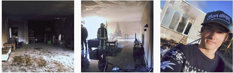 Concluziile pompierilor! Vloggerul Ilie Bivol, acuzat ca si-a dat foc la casa! Cati bani a strans pana acum din donatii