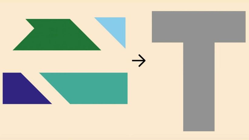 Test IQ | Numai geniile adevărate știu să rezolve puzzle-ul: cum se umple ‘T’?