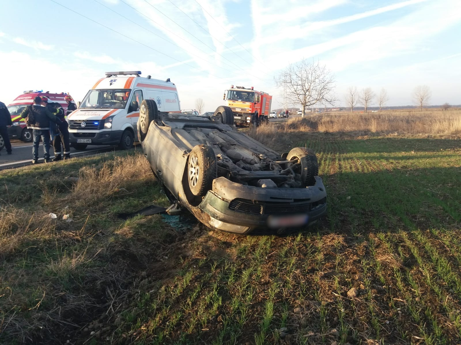 Cascador fără voie pe DN 71