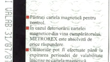 Se scumpeste cartela de metrou! VEZI AICI cat va costa!