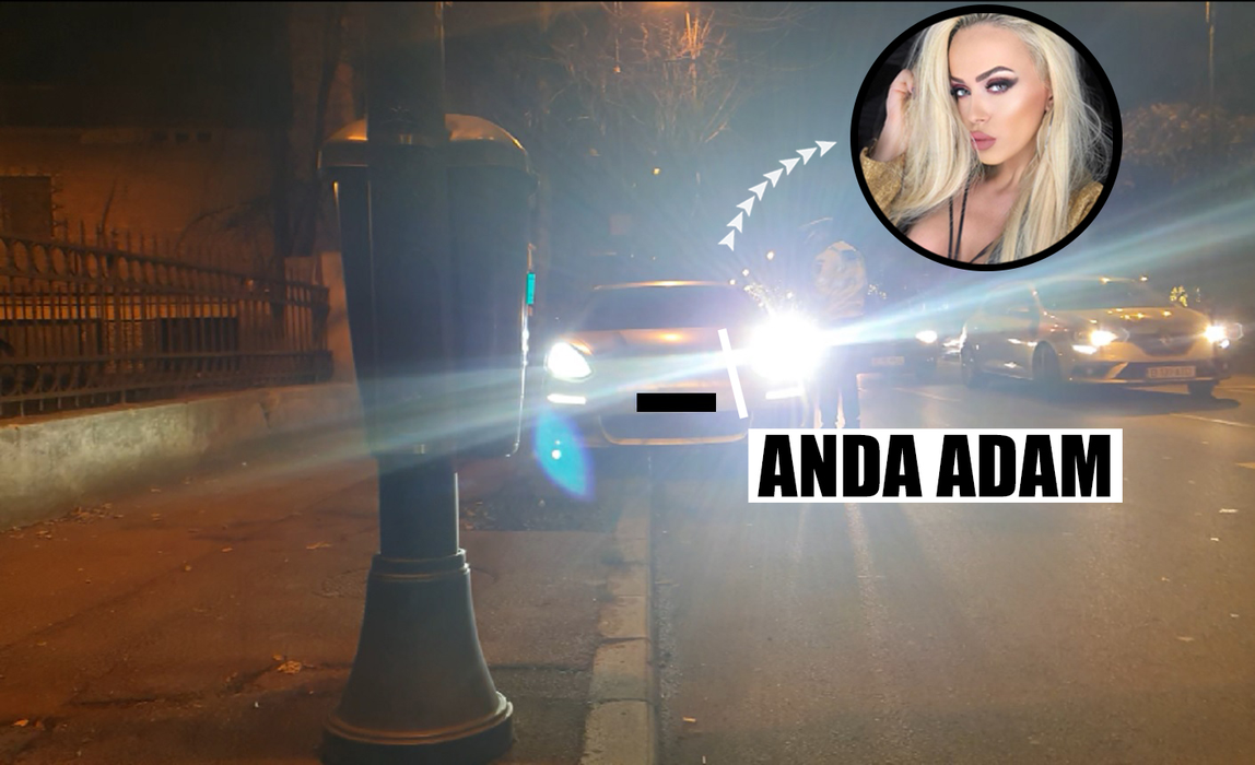 Anda Adam a fost oprită de un echipaj de la Rutieră