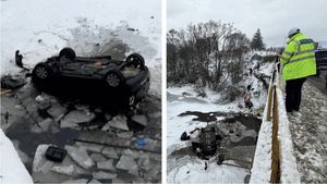 Tragedie în familia unui preot din Vatra Dornei! Preoteasa a căzut cu mașina în râul Bistrița, împreună cu cei 5 copii: unul dintre ei a murit