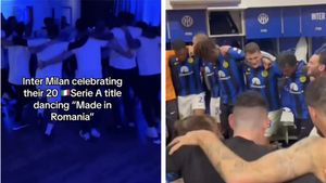 Ionuț Cercel a destins atmosfera în vestiarul lui Inter Milano după ce italienii au câștigat titlul. “Made in Romania” a răsunat în vestiarul echipei lui Inzaghi