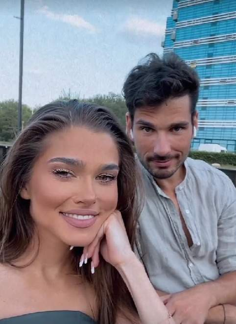 Theo Rose si Anghel Damian. Foto: Instagram / Theo Rose