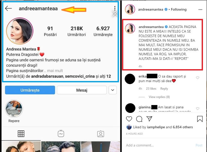 Andreea Mantea, strigăt de ajutor pe Instagram după ce a primit o veste cumplită: “Vă implor, ajutați-mă!”