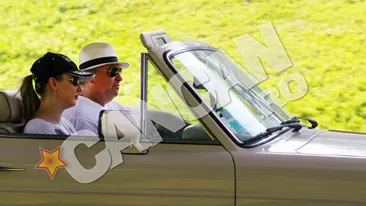 Edy de Romania si-a scos familia in parc. Vezi in ce postura a fost filmat milionarul! Sotia lui s-a inchinat!