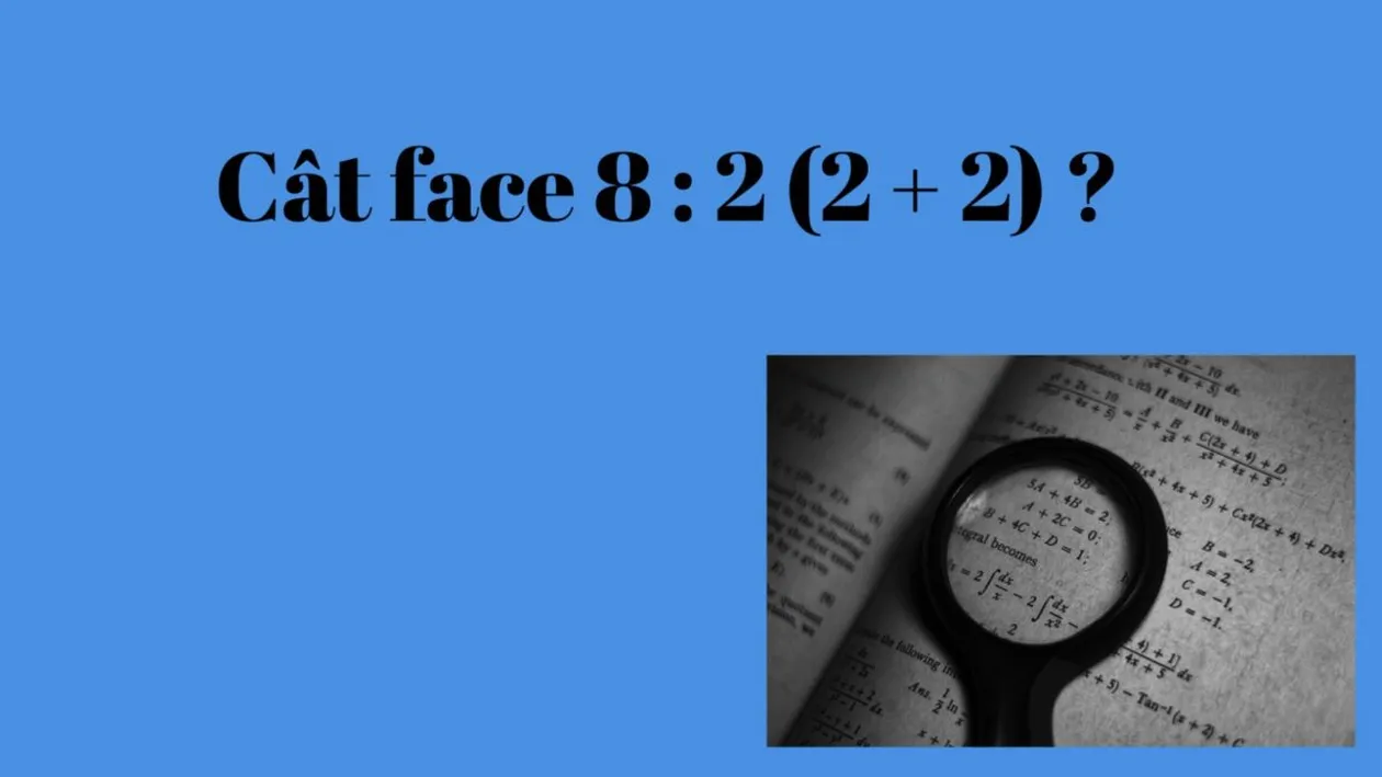 Testul de inteligenţă pe care îl pot rezolva şi elevii la Evaluarea Naţională! Cât face 8:2(2+2)?