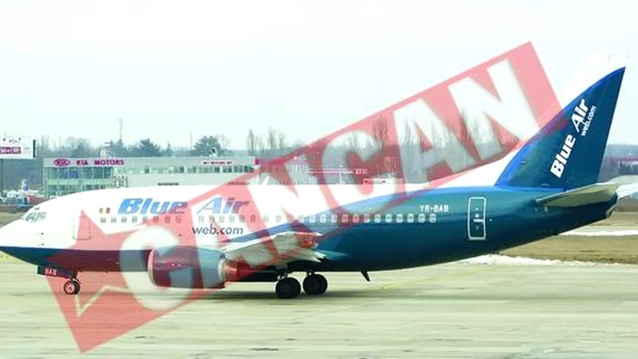 Cursele Blue Air, mutate pe aeroportul Otopeni