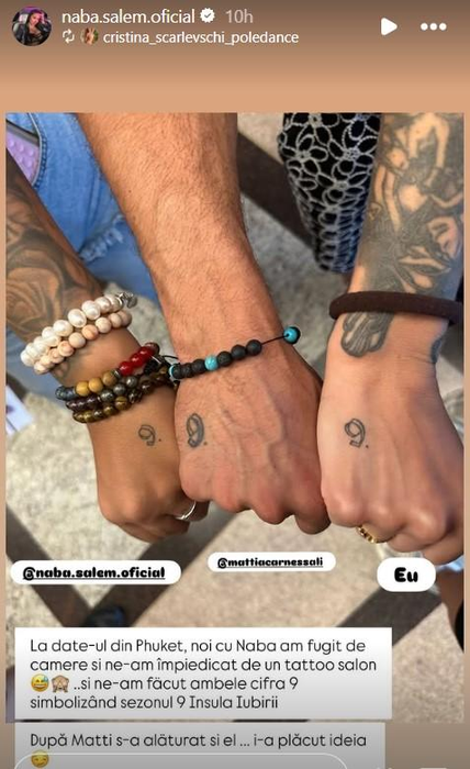 3 dintre ispitele de la Insula Iubirii și-au făcut același tatuaj. Ce semnificație are, de fapt