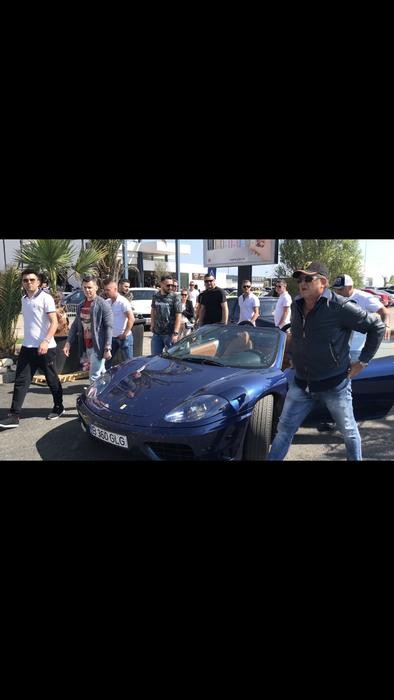 Gianluca Germani a lăsat mașina pe mâini sigure
