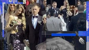 Gigi Alexa și soția au devenit părinții spirituali ai lui Lucian și Iulia Becali! Cine este nașul milionar al proaspătului cuplu. Are un domeniu pe două străzi din Constanța!