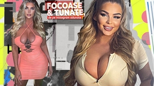 Cu o talie de viespe și sâni imenși, n-ai cum să n-o iubești! Lily e blondă, botoxată și super dotată!