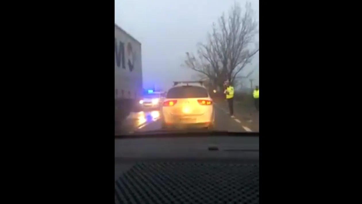 Accident în București, pe șoseaua de centură. Traficul este blocat, s-a intervenit de urgență | VIDEO