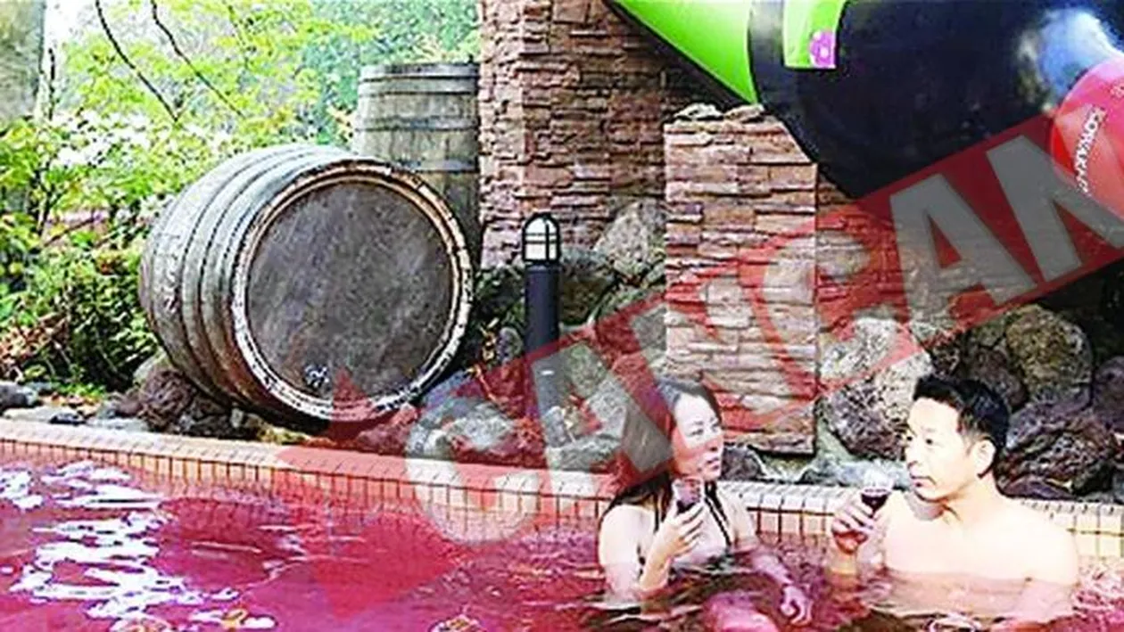 Fac baie in vin frantuzesc