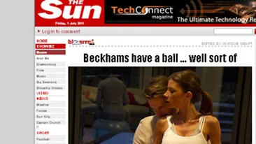 Victoria Beckham face sport cu sotul ei, inainte de nastere! Uite cat este de slaba!