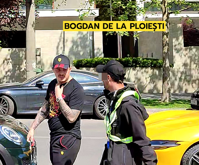Bogdan de la Ploiești merge spre mașină