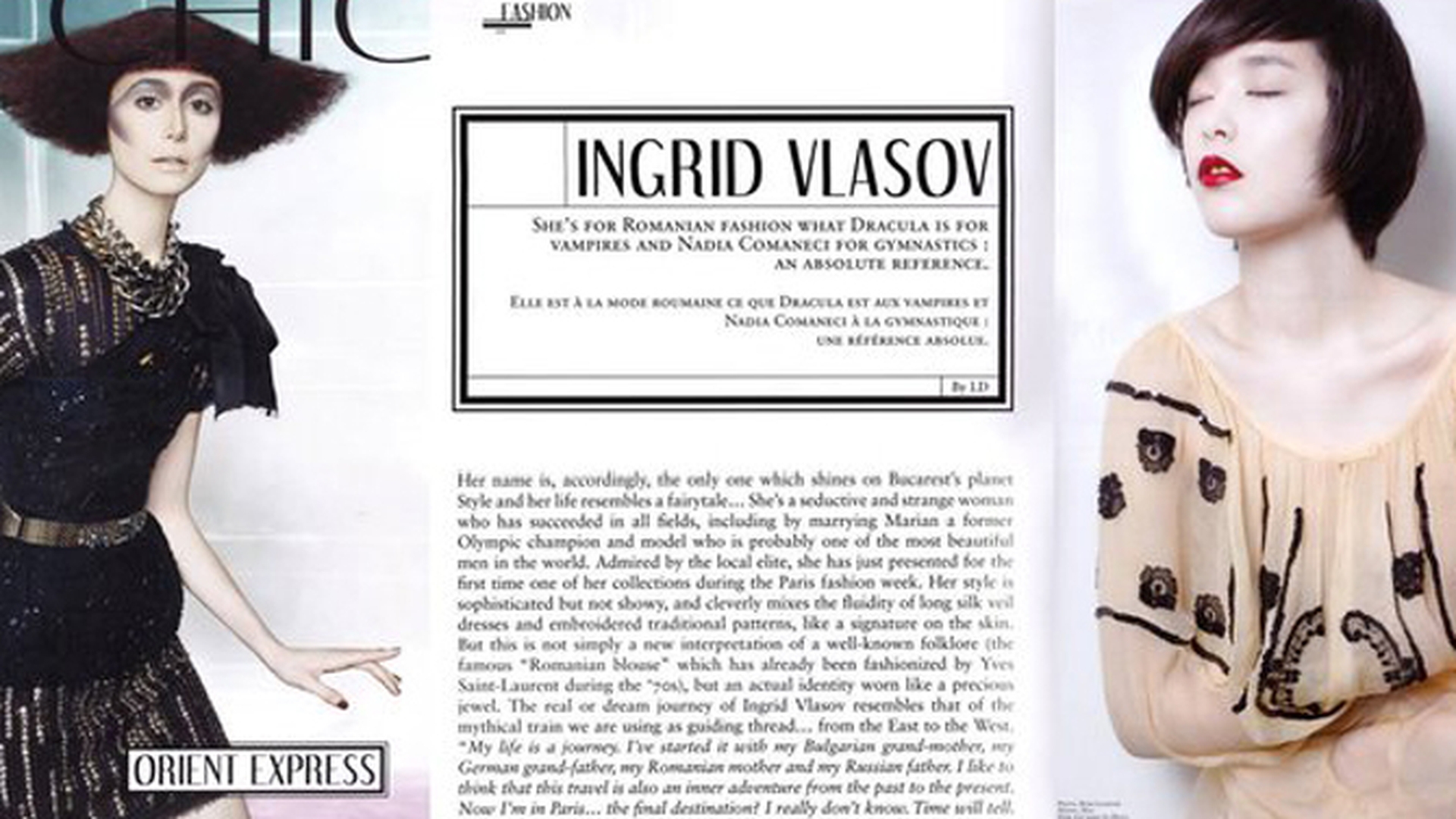 Ultima colectie semnata de Ingrid Vlasov nu a trecut neremarcata