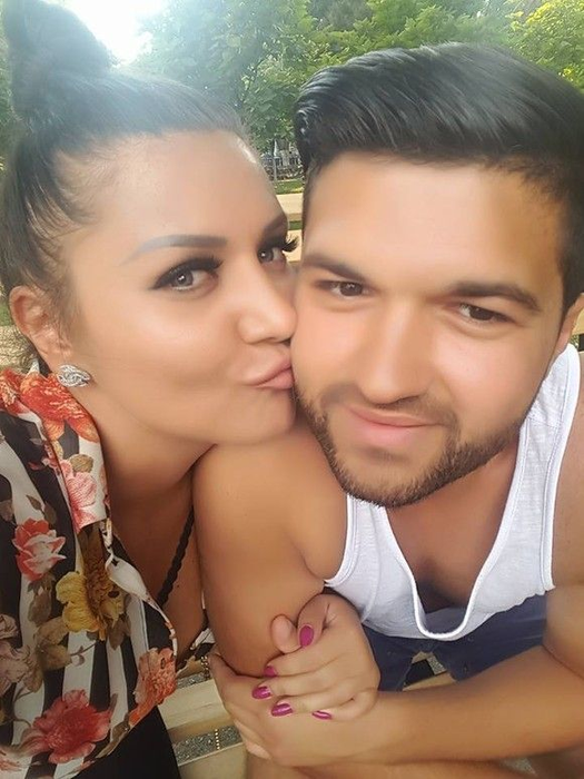 Bianca Rus, alături de Giani, în perioada când formau un cuplu