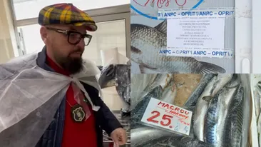 Piedone a luat magazinele cu pește la control, înainte de Florii! A găsit GÂNDACI, icre expirate, pești necorespunzători