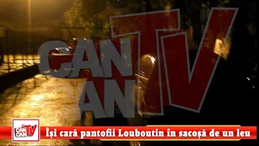 Onuca se da singura de gol ca poarta fake-uri! Isi cara pantofii Louboutin in sacosa de 1 leu