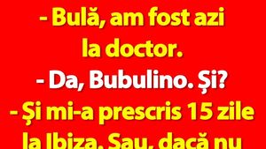 BANC | Bulă, Bubulina și prescripția medicală