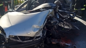 Accident grav cu cinci morți pe DN1, în dreptul localității Nistorești. Traficul este complet blocat şi deviat prin Breaza. FOTO