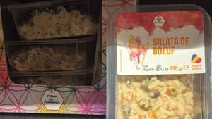 Cu cât se vinde o salată de Boeuf în Kaufland acum, înainte de Revelion