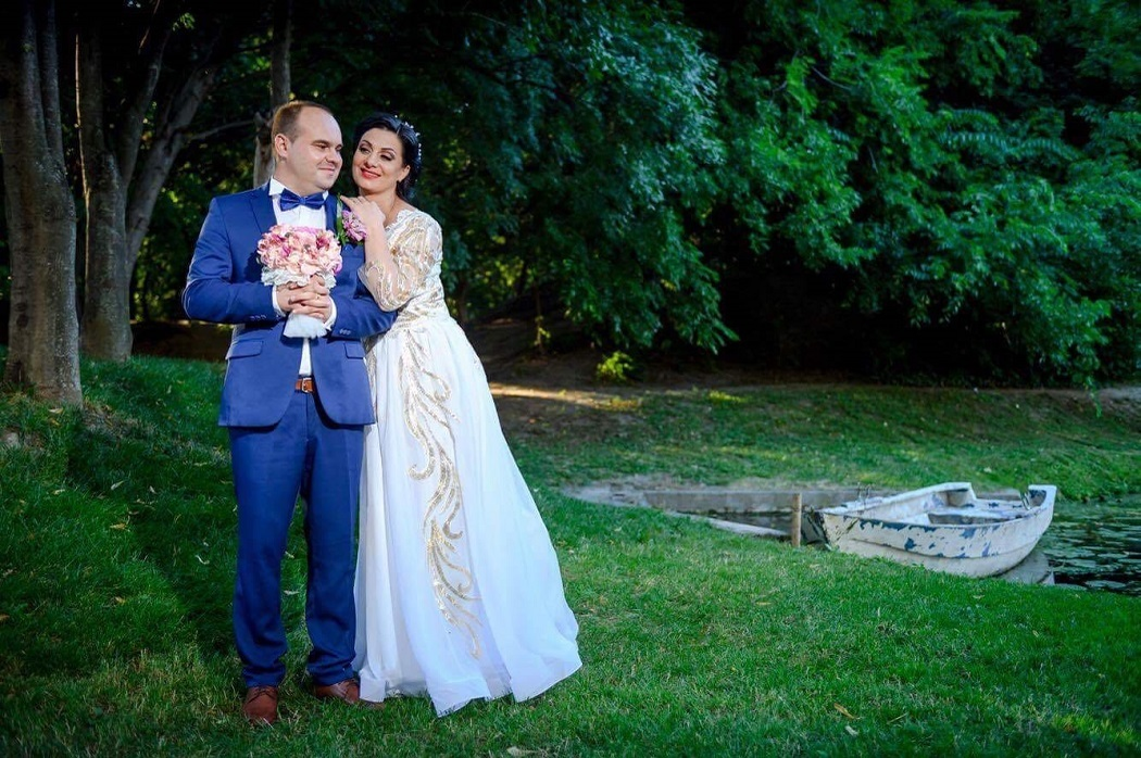 Făniţa Modoran şi soţul ei