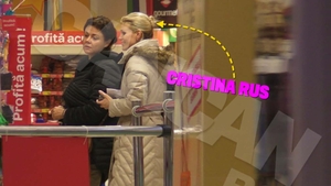 Primele imagini cu Cristina Rus de cand sotul ei milionar a ajuns in catuse! A umplut cosul cu hartie igienica, sapun, papuci si…