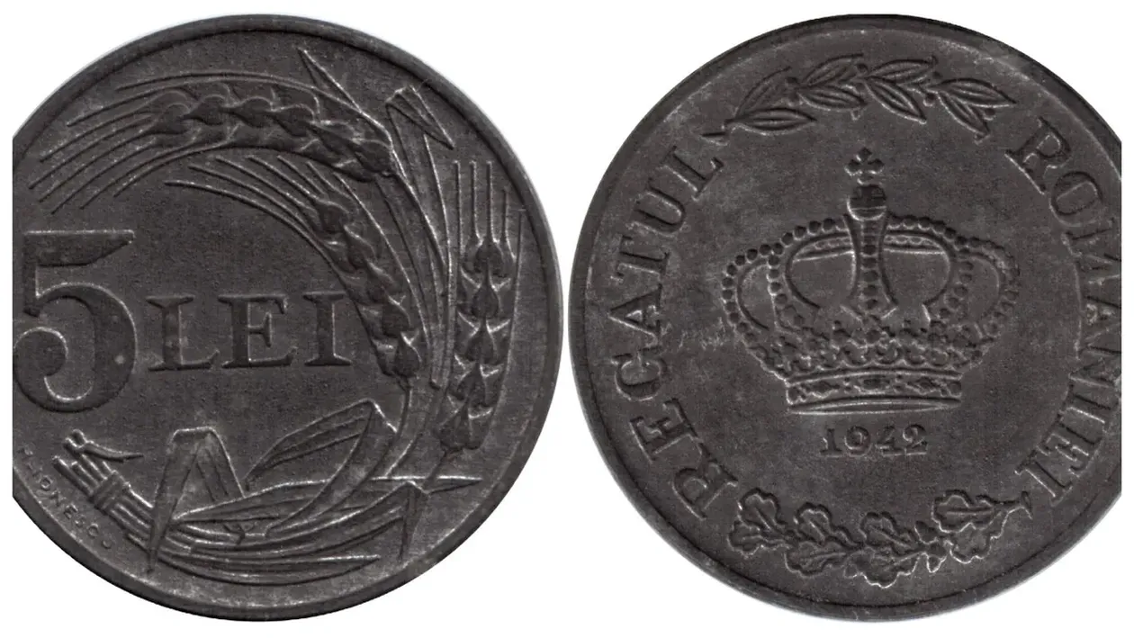 Moneda românească din 1942 care se vinde cu peste 10.000 de lei pe OLX. Dacă o ai, faci o mică avere!